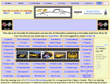 Tablet Screenshot of corvettec3.ca